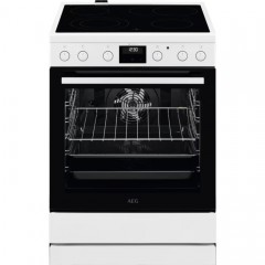 AEG CCB6442NBW Κουζίνα 73lt με Κεραμικές Εστίες Π59.6εκ. Λευκή